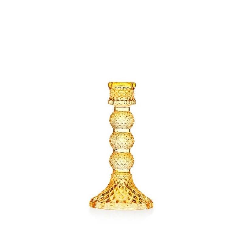 Candeliere Grande in Vetro Ambra Convivium – EMÒ Italia