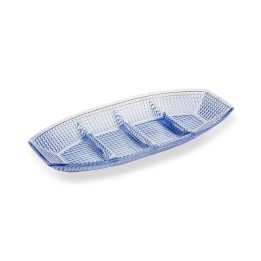 Emò Italia Antipastiera Convivium vetro blu