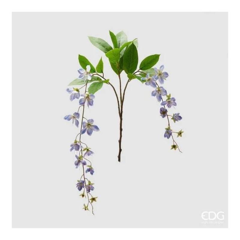 Clematis Viticella Ramo H105 EDG – Fiore Artificiale Decorativo