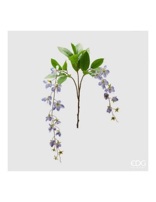 Clematis Viticella Ramo H105 EDG – Fiore Artificiale Decorativo