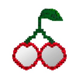 Seletti Pixel Mirror Ciliegie 70 × 76 cm