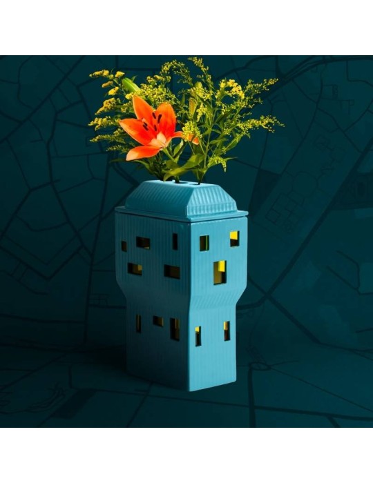 Velaschino | Vaso Scultoreo in Porcellana di...