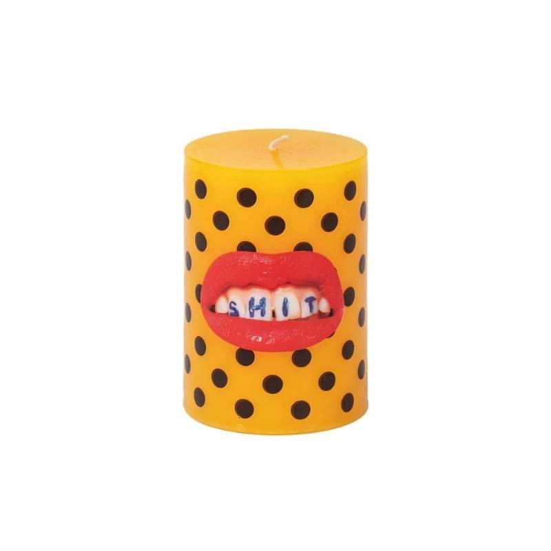 Candela Grande Toiletpaper "Shit" di Seletti | Candela in Cera Vegetale