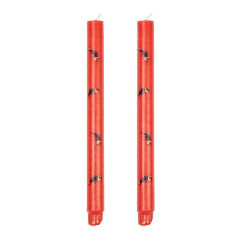 TOILETPAPER Set di 2 Candele a Stelo Revolver – Seletti