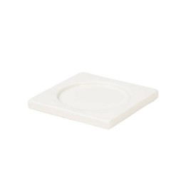 Seletti Portacandele in porcellana bianca 10 × 10 cm
