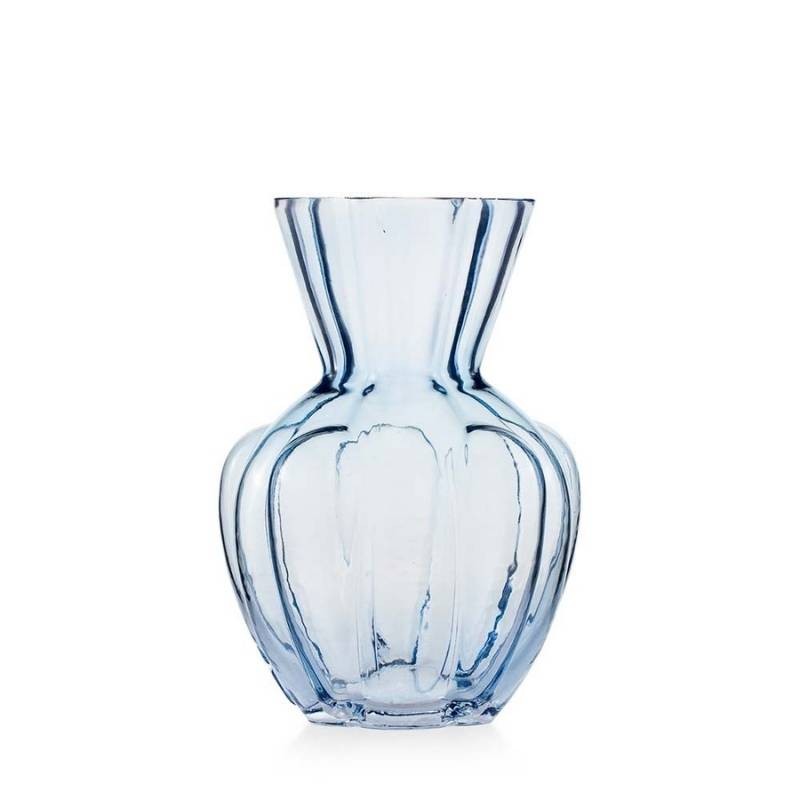 Vaso Tulipano Blu in Vetro EMO’ Italia – Collezione Aurora