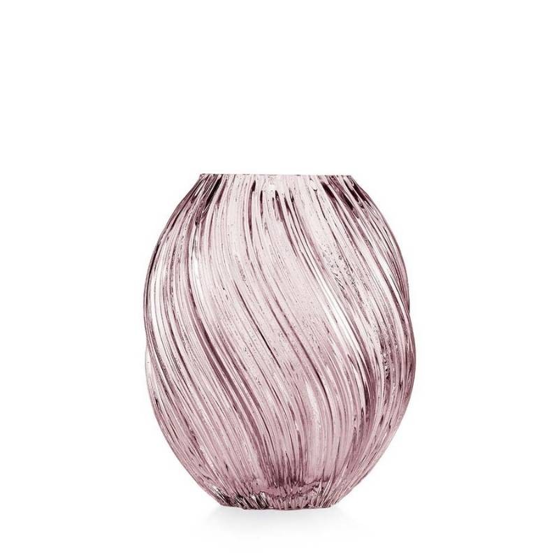 Vaso Spirale Cipria in Vetro EMO’ Italia – Collezione Aurora