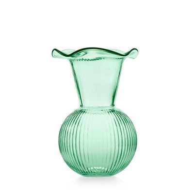 Vaso Bocca Larga Verde in Vetro EMO’ Italia – Collezione...