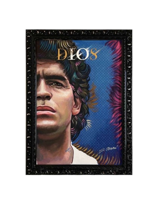 Dipinto Maradona con Cornice – Macrì