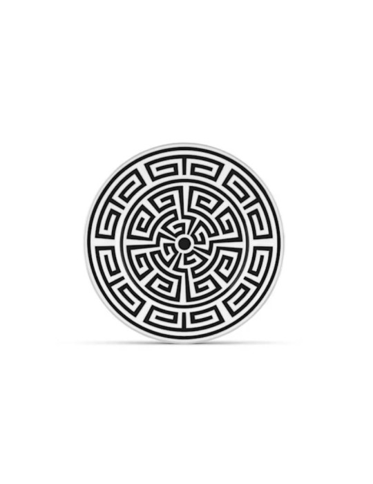 Piatto da Dessert Labirinto Nero Ginori 1735