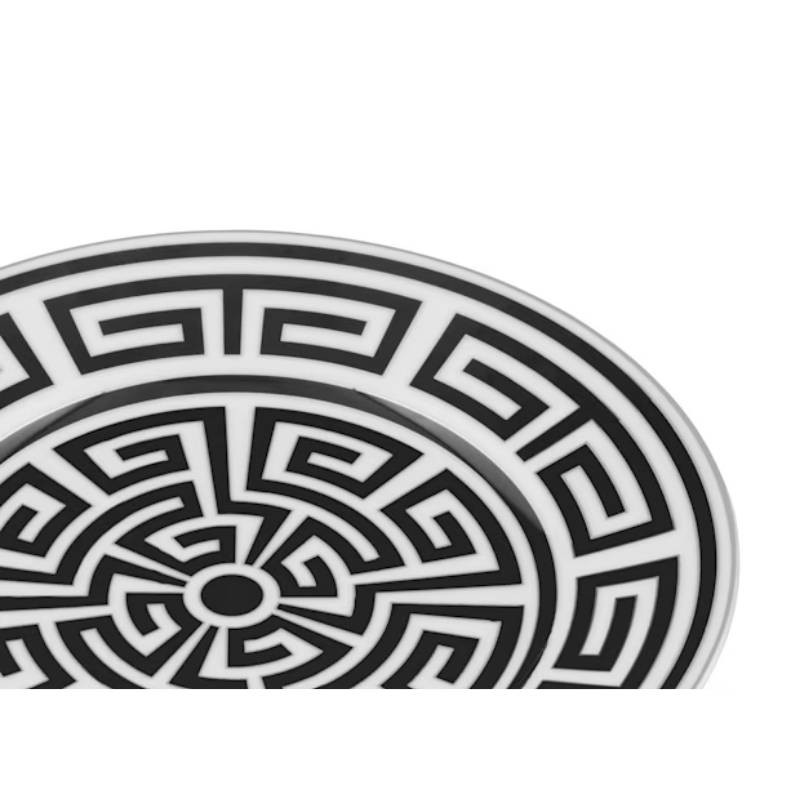 Piatto da Dessert Labirinto Nero Ginori 1735