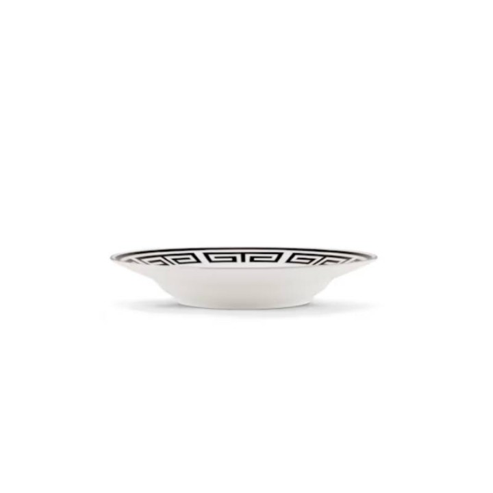 Ginori 1735 Piatto fondo Labirinto nero Ø 24,5 cm