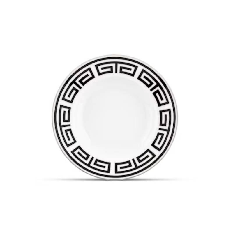 Piatto Fondo Labirinto Nero Ginori 1735