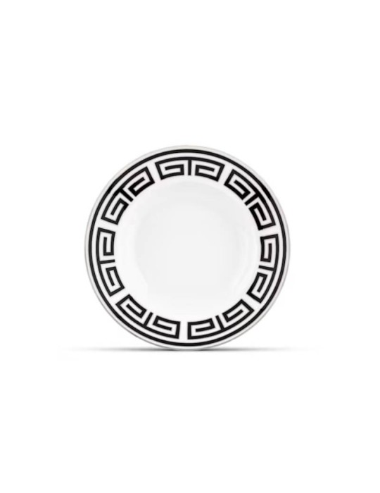 Piatto Fondo Labirinto Nero Ginori 1735