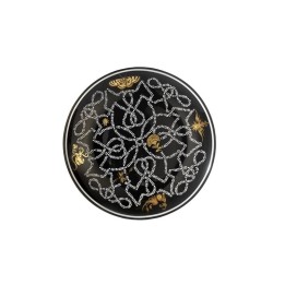 Ginori 1735 2 piatti dessert Arcadia neri Ø 20,5 cm