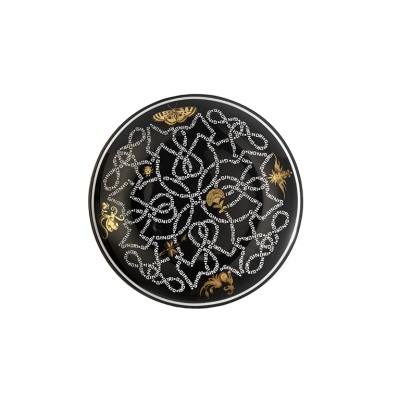 Set da 2 Piatti Dessert Arcadia Nero Richard Ginori