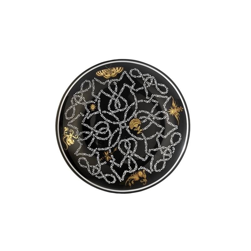 Set da 2 Piatti Dessert Arcadia Nero Richard Ginori