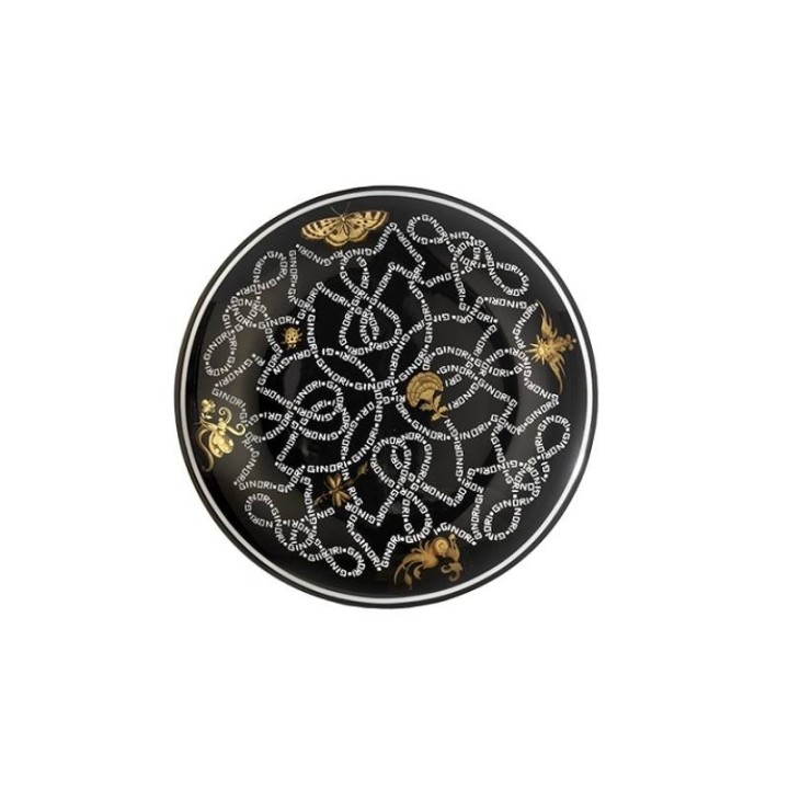 Ginori 1735 2 piatti dessert Arcadia neri Ø 20,5 cm