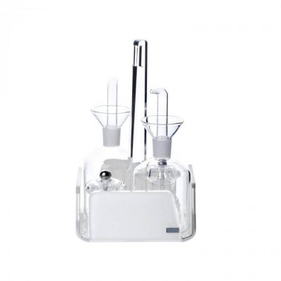 Menage da Tavola Cestino LIKE WATER Satinato Bianco – Vesta