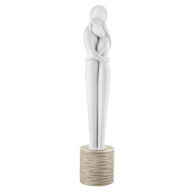 Scultura Abbraccio h20 Base Nocciola – Bongelli Preziosi | Bomboniera Matrimonio