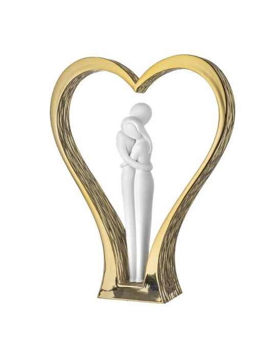 Statuina Coppia Cuore Alta Bianco/Oro H18 cm – Bongelli Preziosi Made in Italy