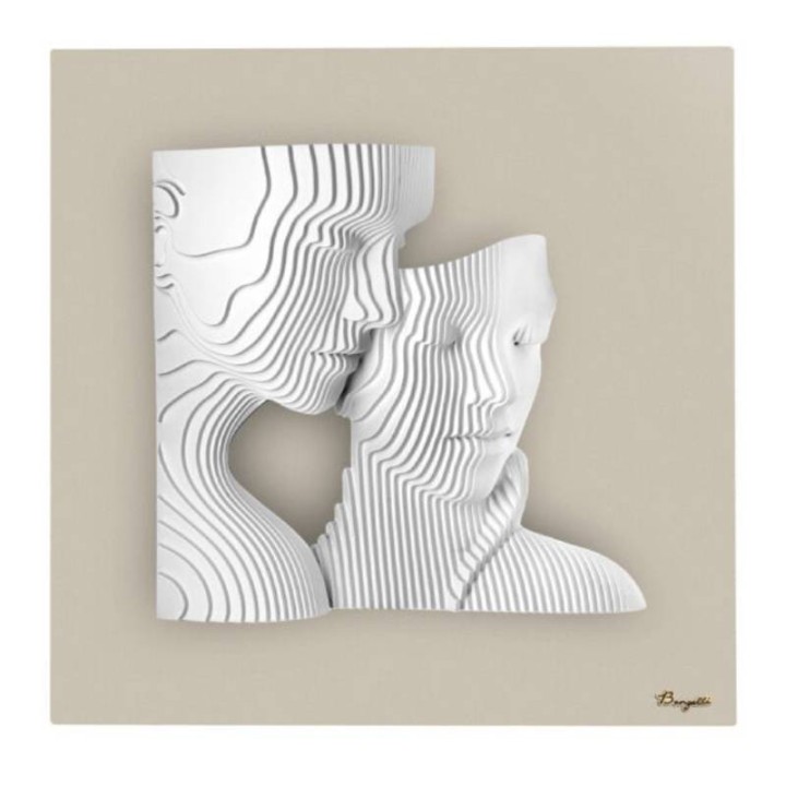 Bongelli Preziosi Quadro Visi nocciola 50 × 50 cm