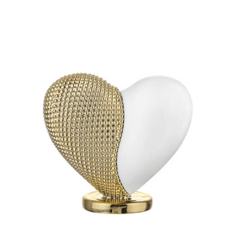 Cuore Bicolore Bianco Oro 19x18 cm – Bongelli Preziosi