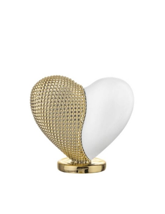 Cuore Bicolore Bianco Oro 19x18 cm – Bongelli Preziosi