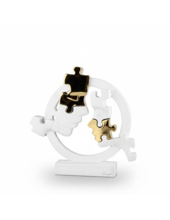 Visi Puzzle Cerchio Bianco Oro D.29 cm – Bongelli Preziosi