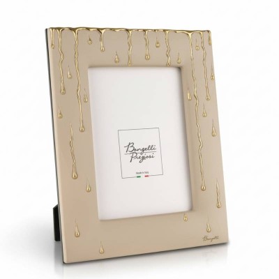 Porta Foto Rugiada 15x20 cm Nocciola Oro – Bongelli Preziosi