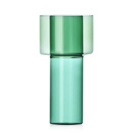 Ichendorf Milano Vaso Boreale blu e petrolio alto 21 cm
