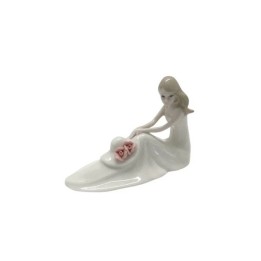 Hervit Creations Statuina Anna seduta con cappello da 11 cm