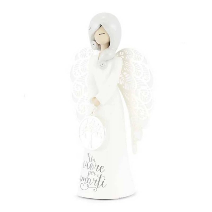 Enesco Figurina You Are an Angel Un cuore per amarti