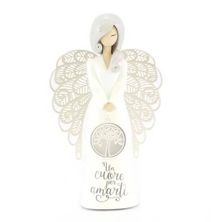 Enesco Figurina You Are an Angel Un cuore per amarti