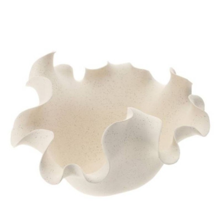 Hervit Creations Ciotola Wave avorio in ceramica Ø 33 cm