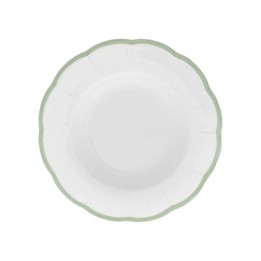 Bitossi Home Piatto fondo Petalo verde Ø 22,8 cm