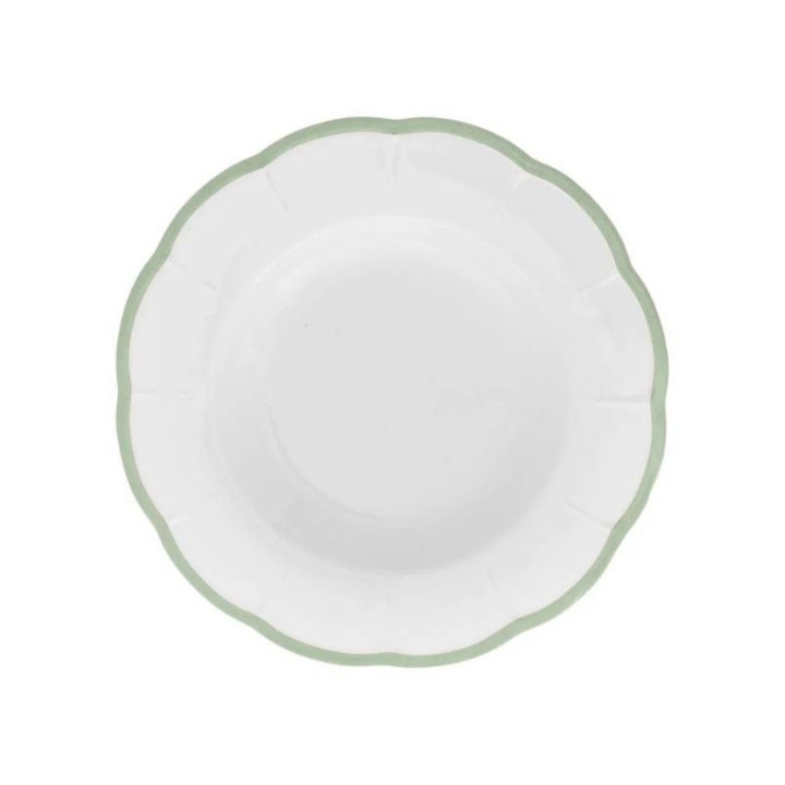 Bitossi Home Piatto fondo Petalo verde Ø 22,8 cm