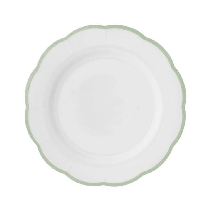 Bitossi Home Piatto piano Petalo verde Ø 27,5 cm