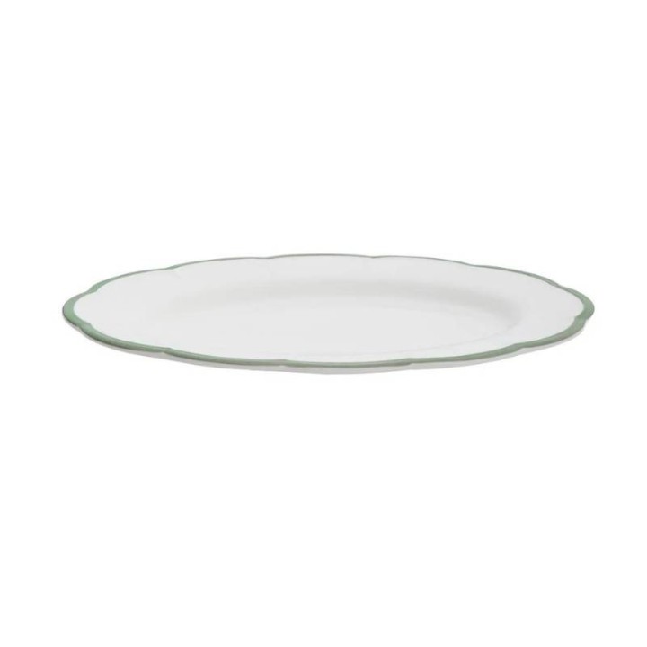 Bitossi Home Vassoio ovale verde 36 × 25 cm