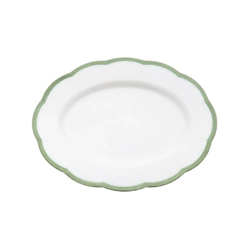 Vassoio Ovale Verde 36x25 cm – Bitossi Home