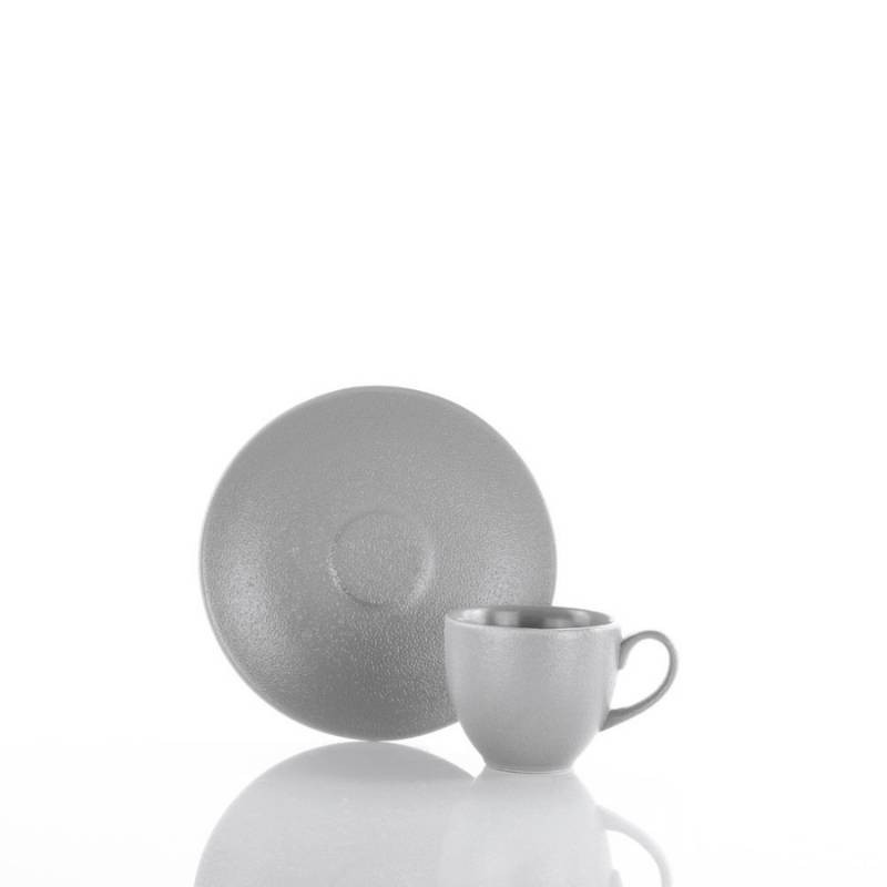 Servizio Caffè 12 Pezzi Terrea Grey in Porcellana