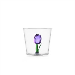 Ichendorf Tumbler Botanica con tulipano lilla da 300 ml
