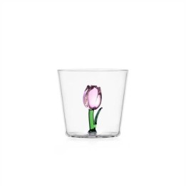 Ichendorf Tumbler Botanica con tulipano rosa da 300 ml