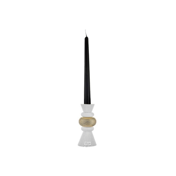 Bongelli Preziosi Portacandela Modular bianco e alto 15 cm