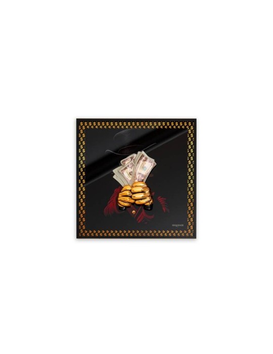 Quadro “DREAM BIG ORO” 30x30 cm – Sequenze