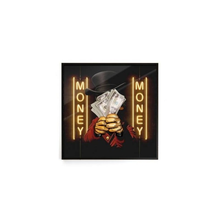 Sequenze Quadro Dream Big Money Money 30 × 30 cm