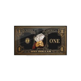 Sequenze Quadro Dream Big Famous Dollar 30 × 55 cm