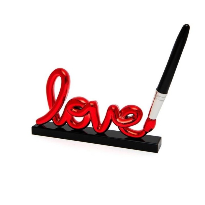 Sequenze Scultura Love Sign rossa da 30 cm