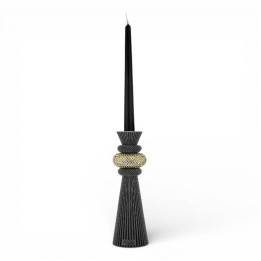 Bongelli Preziosi Portacandele Modular nero oro 25 cm