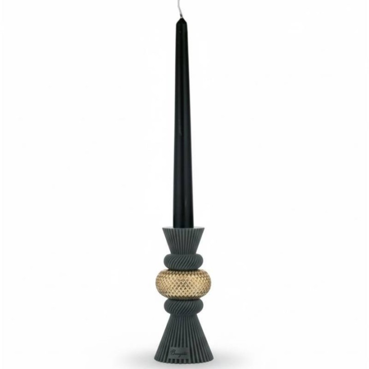 Bongelli Preziosi Portacandele Modular nero oro 15 cm